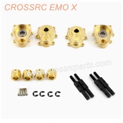 CROSS RC EMO X 1/8 Big Rhino RC CAR Parts Thick output shaft + bridge cover set