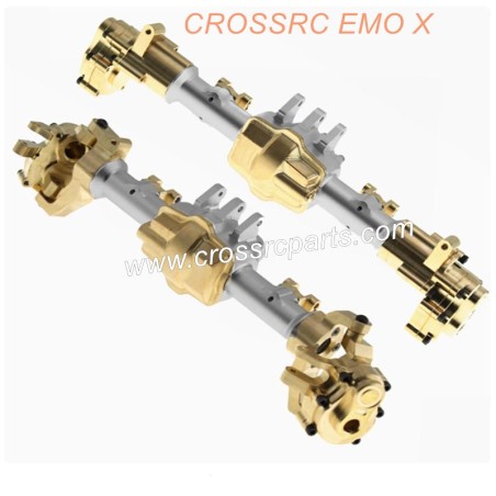 CROSS RC EMO X Climbing Car Parts spot silver_front and rear axle housing assembly