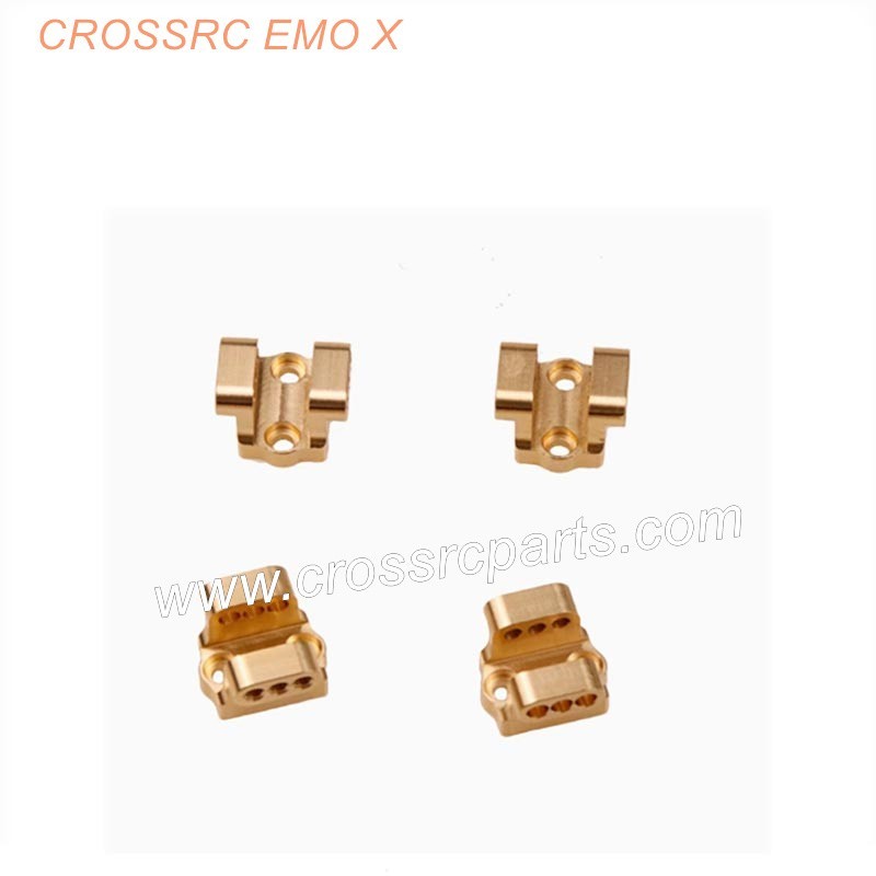 CROSSRC EMO X RTR Off-Road Car Parts Front and Rear Axle Upgrade Brass Metal Tie Rod Seat Shock Absorber Base-1