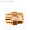 CROSSRC EMO X RTR Off-Road Car Parts front and rear axle bridge cover upgrade brass metal bridge cover-1