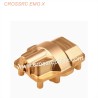 CROSSRC EMO X RTR Off-Road Car Parts front and rear axle bridge cover upgrade brass metal bridge cover-5