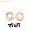 CROSSRC EMOX Big Rhino RC CAR Upgrade Parts Brass weight front steering rear axle seat modification and upgrade-3