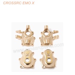 CROSSRC EMOX Big Rhino RC CAR Upgrade Parts Brass weight front steering rear axle seat modification and upgrade-5