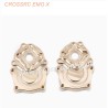 CROSSRC EMOX Big Rhino RC CAR Upgrade Parts Modified and upgraded brass accessories Rear axle seat bearing sea-5