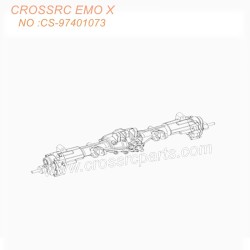 CROSSRC EMO X 1/8 Big Rhino RC CAR Parts Rear axle assembly CS-97401073