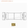 CROSSRC EMO X 1/8 Big Rhino RC CAR Parts Zhongchuan CVD assembly CS-97401087