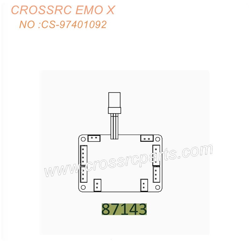 CROSSRC EMO X RTR Off-Road Car Parts  Light Control Board CS-97401092