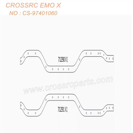 CROSSRC EMO X RTR Off-Road Car Parts Frame 71290 71291 CS-97401060