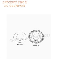 CROSSRC EMO X RTR Off-Road Car Parts Magic Grab Tire Skin 50053 CS-97401061