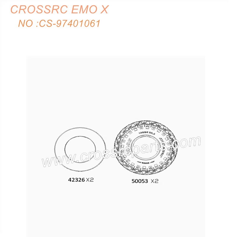 CROSSRC EMO X RTR Off-Road Car Parts Magic Grab Tire Skin 50053 CS-97401061