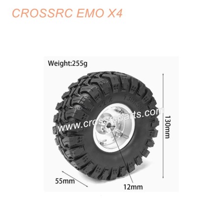 CROSSRC EMOX4 Big Leopard RC CAR parts LJF 2.2-inch wheel boot tire-2