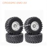 CROSSRC EMOX4 Big Leopard RC CAR parts LJF 2.2-inch wheel boot tire-4