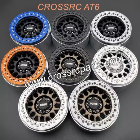 CROSSRC AT6 RC CAR Parts 1.9 inch new KMC metal climbing wheel hub SCX10-1