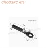 CROSSRC AT6 RC CAR Parts metal trailer hook Ball head + U buckle rescue hook-3