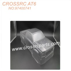 CROSSRC AT6 RC CAR Parts PC Pickup Transparent Soft Case 97400741-1