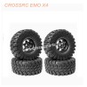 CROSSRC EMOX4 Big Leopard RC CAR parts 2.2-inch ET37 wheel boot tire-3