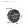 CROSSRC EMOX4 Big Leopard RC CAR parts 2.2-inch ET37 wheel boot tire-4