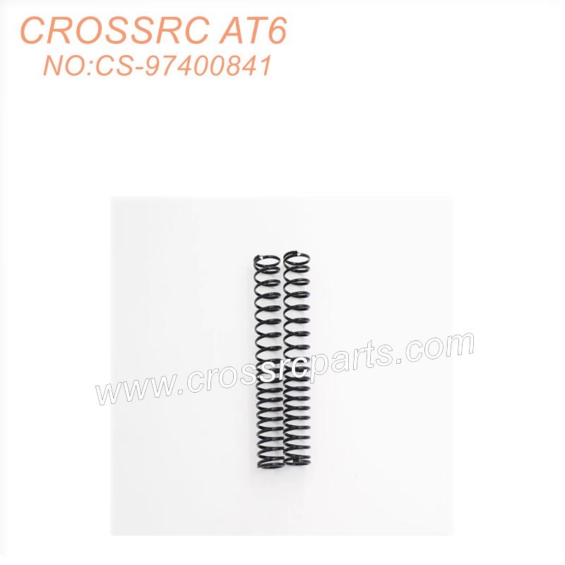 CROSSRC AT6 RC CAR Parts front shock absorber spring 41802 CS-97400841-1