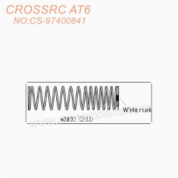 CROSSRC AT6 RC CAR Parts front shock absorber spring 41802 CS-97400841-2