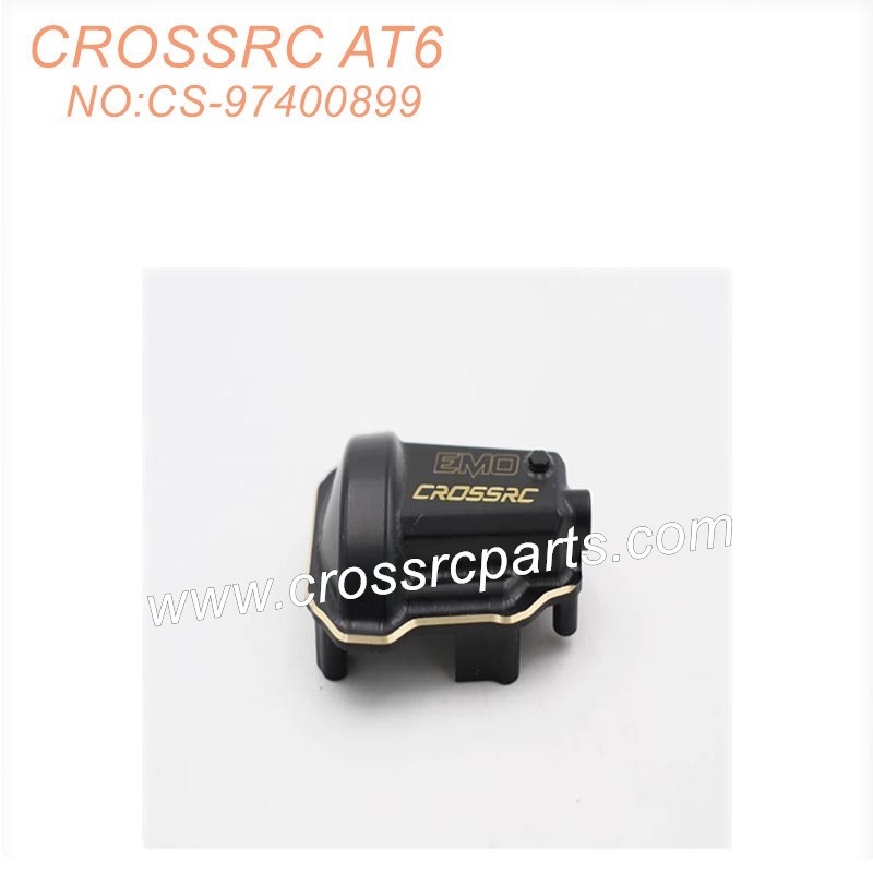 CROSSRC AT6 Six-Wheel Off-Road Vehicle Parts black gold copper CNC counterweight bridge cover CS-97400899-1