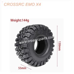 CROSSRC EMO X4 4WD Off-Road Car parts LJF 2.2-inch climbing car tire boot tire-2