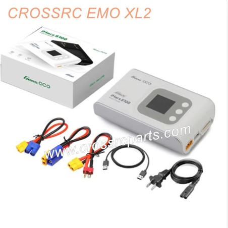 2-Crossrc EMO XL2 Rock RC Crawler Parts Grizzli S100 single-channel charger white