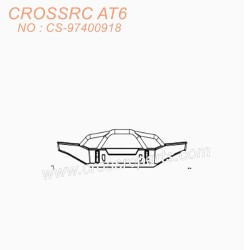 CROSSRC Six-Wheel AT6 Off-Road Vehicle Parts front bumper assembly 216201 CS-97400918