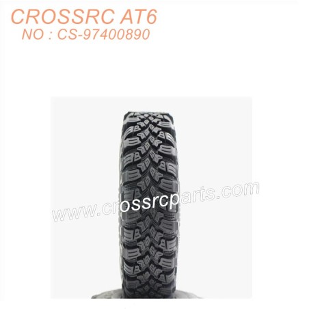 CROSSRC Six-Wheel AT6 Off-Road Vehicle Parts 120 black rock tire 50042 CS-97400890