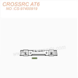 CROSSRC AT6  6x6 RC Offroad Parts JT4 rear bumper assembly 216203 CS-97400919