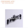 CROSSRC AT6 6x6 RC Offroad Part CNC rear door bridge housing accessories CS-97401053