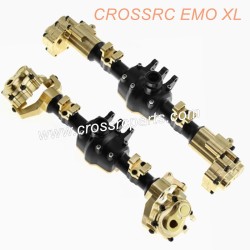 Crossrc EMO XL RC 6x6 Off-Road Car RTR Upgrade Parts Black front and rear axle housing assembly