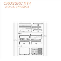 CROSSRC XT4 Off-Road Vehicle Parts JT4 Roll Cage Kit CS-97400925