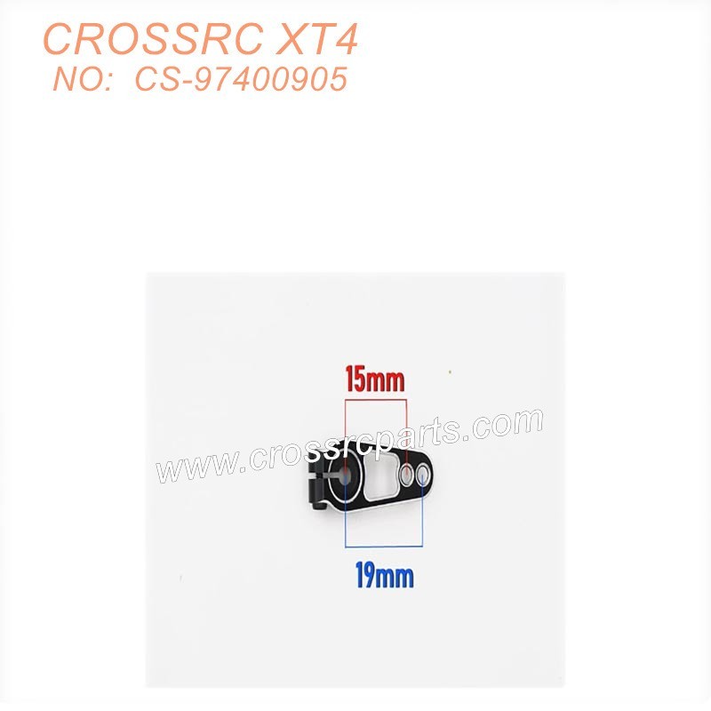 39-CROSSRC XT4 accessories Metal hollow servo arm CS-97400905-1