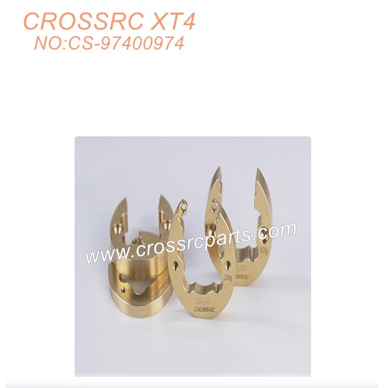 67-CROSSRC XT4 Accessories CNC Copper Wheel Rim Counterweight CS-97400974-1