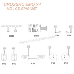 CROSSRC EMOX4 Big Leopard RC CAR parts body assembly CS-97401287-4