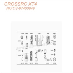 79-CROSSRC XT4 accessories engine interior kit CS-97400949-2