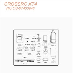 82-CROSSRC XT4 Accessories Car interior kit CS-97400946