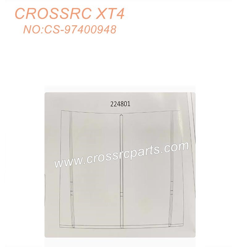 90-CROSSRC XT4 Accessories Hood Kit CS-97400948