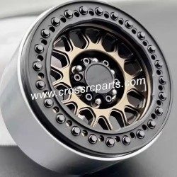 1-CROSSRC AT4AT4V Parts LLRC 1.9 inch KMC metal wheel hub SCX10-7