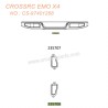 CROSSRC EMO X4 1/8 Climbing Car parts Rear bumper and lamp housing CS-97401268