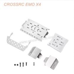 CROSSRC EMO X4 Leopard RC CAR parts Metal chassis armor