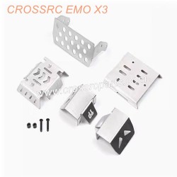 8-CROSSRC EMOX3 Parts Metal chassis armor