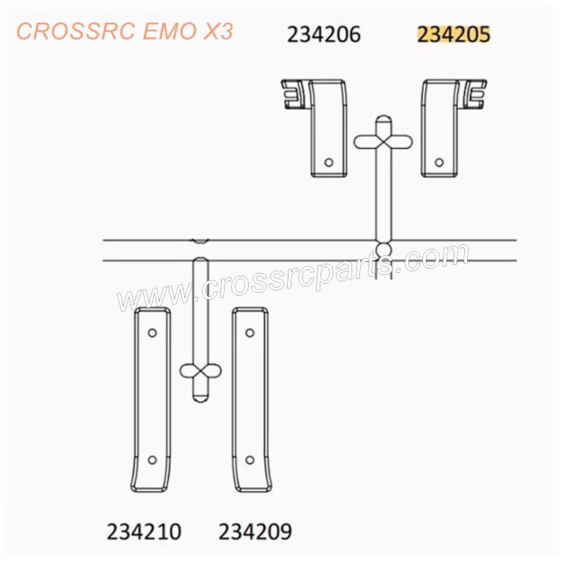 9-CROSSRC EMOX3 Parts Beam lining CS-97401237-1