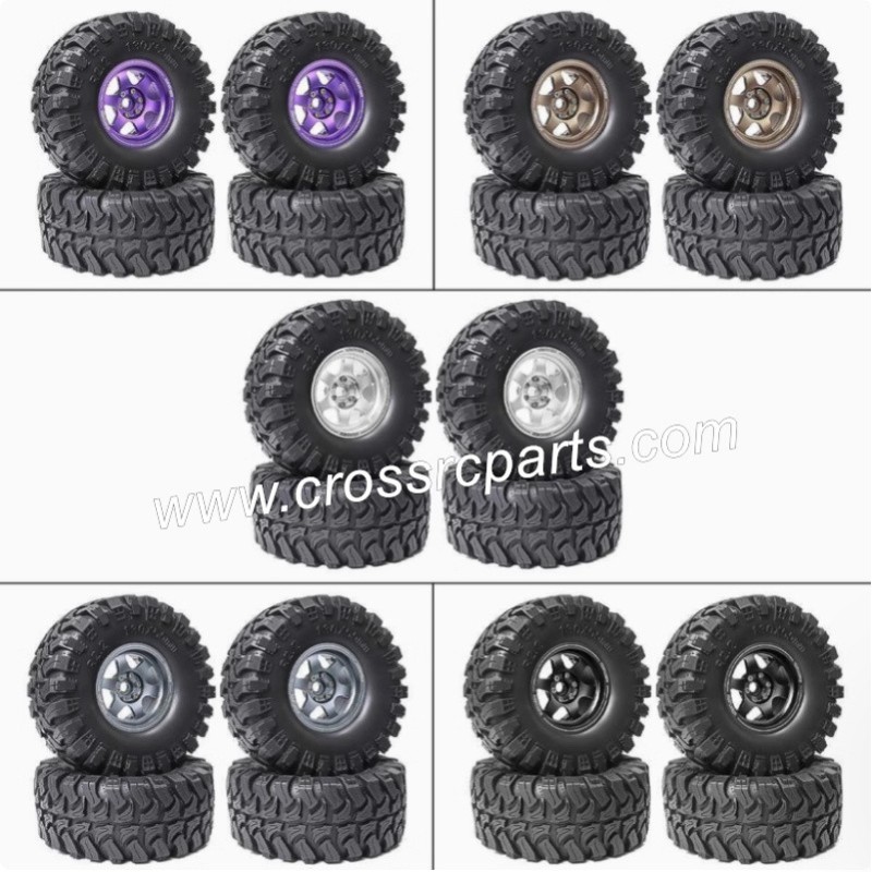 CROSSRC EMOX2 Big Lion RC CAR Parts 2.2 inch ET37 wheel boots tire-1