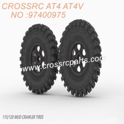 1-CROSSRC AT4AT4V accessories 1.9-inch climbing car tire Nylon clamp tire wheel 97400975-2