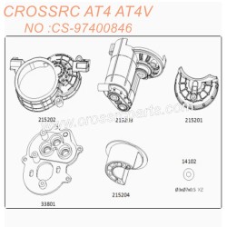 54-CROSSRC AT4AT4V Accessories Transmission Housing CS-97400846-1