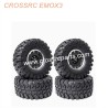 CROSSRC EMOX3 Big Tiger Parts 2.2-inch black mud wheel boot tire-2