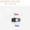 117-CROSSRC AT4AT4V accessories CNC hollow servo arm 97400905-3