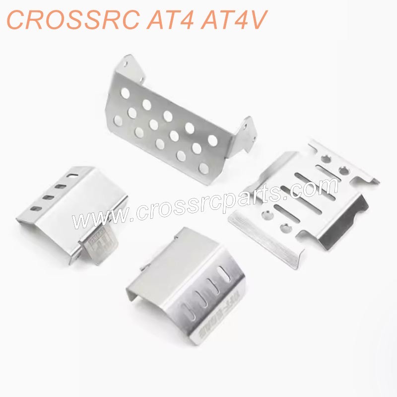 128-CROSSRC AT4AT4V accessories, chassis armor, metal armor, anti-scratch guard plate-1