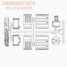 4-CROSSRC BC8 Accessories Front compartment cover accessories CS-97400556